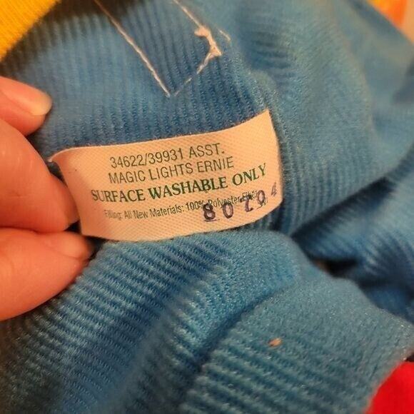 Sesame Street Ernie I Love Duckie Lights Music Stuffed Plush 1997 Tyco Vintage - Picture 7 of 12